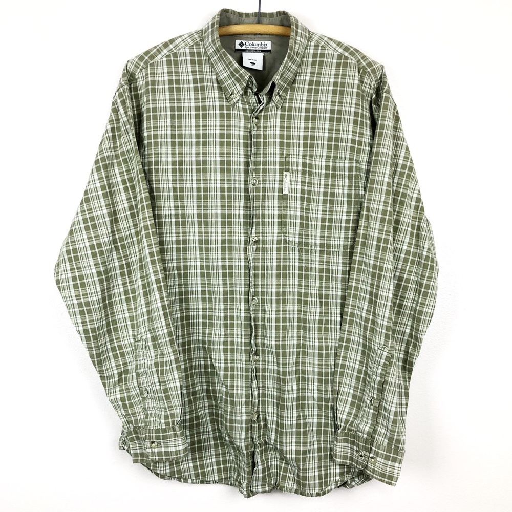 🌿 Columbia plaid button up - Picture 1 of 7